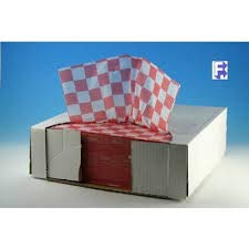 Mcnairn Basket Liner 12X12 Dwppr Red Chk, 2000 CT