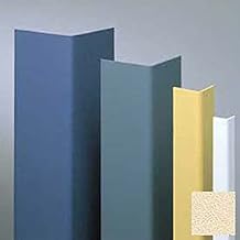 Surface Mounted Corner Guard, 90, 3/4" Wings, 12'H, Ivory, Vinyl