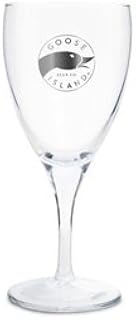 Rastal Goose Island Brewery Platinum Goose Signature Chalice Glass - New 2017 Edition