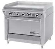 Garland M48T Master Series Heavy Duty 34" Gas Range with 34" Thermostatic Griddle & Modular