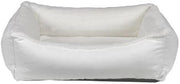 Bowsers Winter White Dream Fur (Inner) Snowflake Microvelvet (Outer) Oslo Ortho Bed (Large)