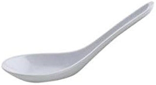 Thunder Group 12-Pack Won Ton Spoon, 5-5/8-Inch by 1-5/8-Inch, White