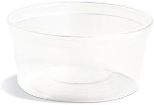 Placon Value Line 12 oz Clear Polypropylene Deli Container, 179066, Combo, Base and Lid | 240/Case