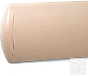 Crescent Series Wall Guard W/Rec. Plastic Clip Retainer System, 8"H x 12'L, Linen White