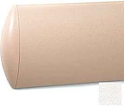 Crescent Series Wall Guard W/Rec. Plastic Clip Retainer System, 8"H x 12'L, Linen White