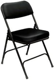 52-PACK National Public Seating Extra Padded Vinyl Folding Chairs