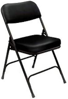 52-PACK National Public Seating Extra Padded Vinyl Folding Chairs