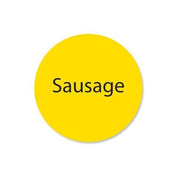 DuraMark 1 in Round Sausage Deli Label by DayMark – Model 111261