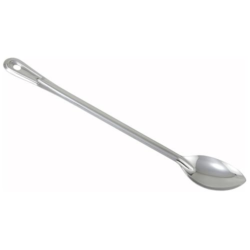 Winco 21" / Solid / Silver Cooking Spoons