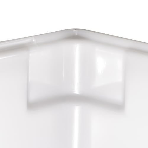 Winco 18" x 26" x 6" / 6" Deep / White Containers