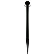 Ground Poles by Mr. Chain – 16.25"L x 14.13"W x 32"H, Hdpe With Uv Inhibitors, Black, Model 95503