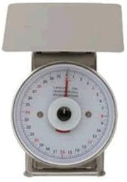 Royal Industries Fixed Dial Scale, 20 Lb, White