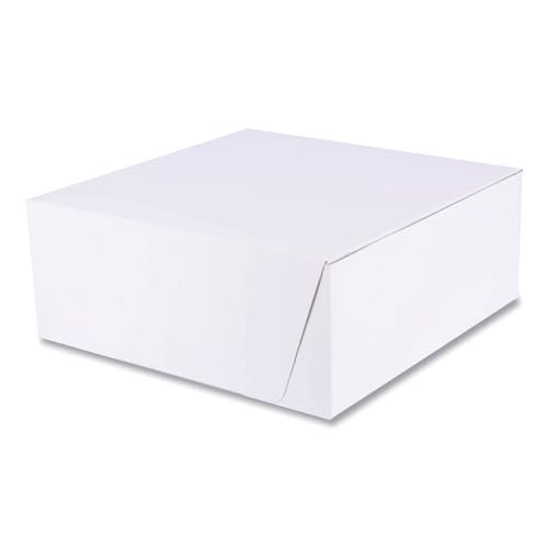 SOUTHERN CHAMPION TRAY 10" Length x 10" Width x 4" Height / Brown,White / 1 Bakery Take Out Containers