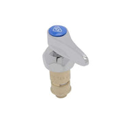Cerama, LTC (Cold) w/Check Valve, Lever Handle & Bonnet (New Style) by T&S Brass – 2.3125 inches, Blue, Model 012447-25NS