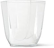 Alcas 4.06-Ounce Exa Clear Hexagonal Plastic Cup 2.24 Inch x 2.60 Inch x 2.48 Inch High - Case of 450