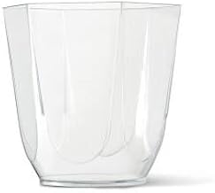 Alcas 4.06-Ounce Exa Clear Hexagonal Plastic Cup 2.24 Inch x 2.60 Inch x 2.48 Inch High - Case of 450