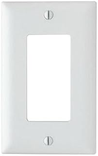 Pass & Seymour TP26-W Decora Wallplate, 1-Gang, Nylon, White