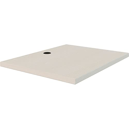 Interion Modular Partition Desktop by Global Industrial – Laminate, White, Model GF-TWRS3024WG