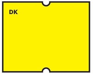 DayMark Safety Systems IT120482 DuraMark Date Coder Labels (Speedy Mark® Express 20/DM4), Pack of 8 Rolls, Yellow