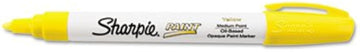 SHARPIE Permanent Paint Marker, Medium Point, Yellow