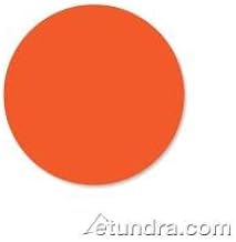 DayMark - 112343 - DuraMark 1 in Round Orange Label