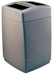 Commercial Zone PRODUCTS 732824 Trash Container,Charcoal,55 gal,lon