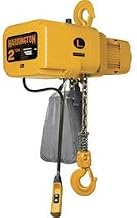 NER Electric Chain Hoist w/Hook Suspension - 2-1/2 Ton, 15' Lift, 22 ft/min, 460V