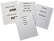 Aigner Letter - Pref. Laser Insert Sheets, 1-1/4" x 3", 800/Pk