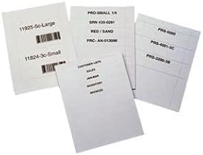 Aigner Letter - Pref. Laser Insert Sheets, 1-1/4" x 3", 800/Pk