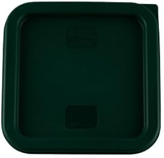 CAC Poly Square Cover FSQ-24CV-G Green for Food Storage Container 2 Quart and 4 Quart