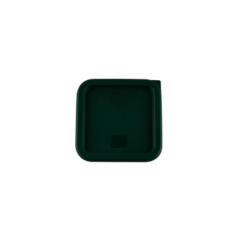 CAC Poly Square Cover FSQ-24CV-G Green for Food Storage Container 2 Quart and 4 Quart by CAC China – Polycarbonate (PC)