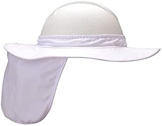 Pyramex HPSHADE10 Hard Hat Shade with Brim - White