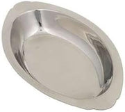 Royal Industries Oval Au Gratin, Stainless Steel, 15 oz, Silver