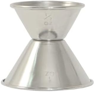 CAC Stainless Jigger JG50-100 0.5 oz x 1 oz