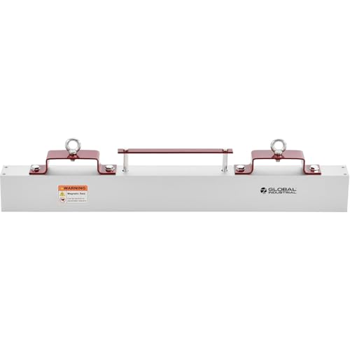 Global Industrial 3"L x 36"W x 3"H / Silver / Industrial Magnetic Sweepers