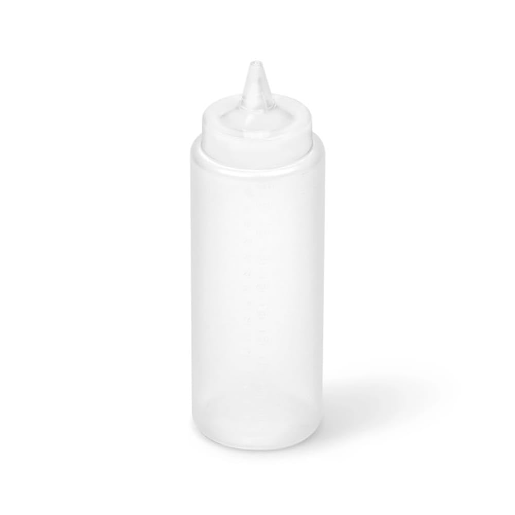 Traex 32 Oz. Single Tip Clear Squeeze Dispenser by Vollrath – 32 Ounces, Plastic, clear, Model 4932-13