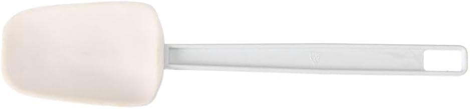 Hendi Dough Scraper, Spoon-Shaped, Blade: 88 mm, ABS Handle, Synthetic Rubber Scraper, 57 x 254 mm, ABS Plastic