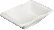 Winco WDP021-107, 5-1/4 X 3-7/8'' Porcelain Mini Dish, 4 Oz Ceramic Small Bowl w/Handle, 36/CS