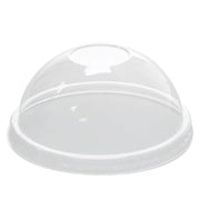Karat 12oz PET Plastic Food Container Dome Lids (100mm) by TEA ZONE – 100mm, PET - Polyethylene Terephthalate, Clear, Model C-KDL106-PET