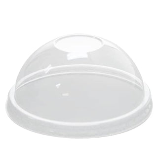Karat 12oz PET Plastic Food Container Dome Lids (100mm) by TEA ZONE – 100mm, PET - Polyethylene Terephthalate, Clear, Model C-KDL106-PET