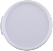 CAC Poly FS3R-1CV-W Cover Round White Food Storage Container for 1 Qt.