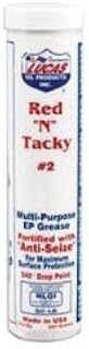 (LUC10005-10) Red N Tacky Grease NLGI #2 -10 Pack by Lucas Oil