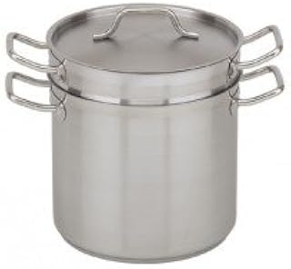 Royal Industries Double Boiler with Lid, 12 qt, 10.2" x 9.3" HT, Stainless Steel, Commercial Grade - NSF Certified