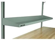 4-6BCS Flat Shelf for 72" Workbench, 16 Gauge Steel, Gray, 64" Length, 12" Height