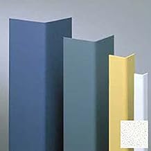 Surface Mounted Corner Guard, 90, 1-1/2" Wings, 8'H, WH Sand, Undrilled Vinyl