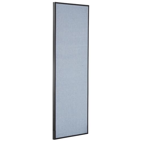 24-1/4"W x 72"H Office Partition Panel by Global Industrial – Steel, Blue, Model 277662BL