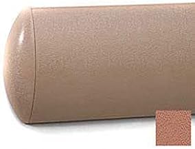 Crescent Series Wall Guard W/Rec. Plastic Clip Retainer System, 5" H x 12'L, Ginger Spice