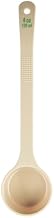 TableCraft 10652 Spoonout, 4 oz., 12.625" x 3" x 1.5", Solid, Long Handle with Green Capacity Markings (oz/ml), Polycarbonate, Beige, NSF