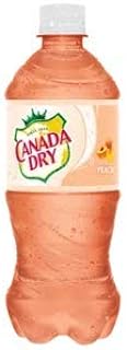 Canada Dry Peach Soda 20 Oz (24 Pack)