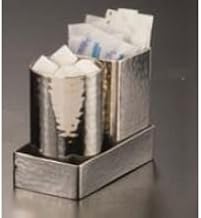 American Metalcraft HMSPT3 Stainless Steel Hammered Accessory Holder